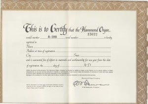 Front A100 Certificate